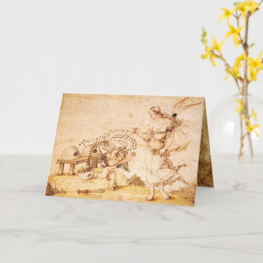 Der Honigdieb Karte (Gelbe Blume)