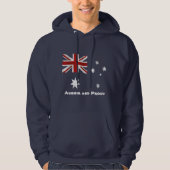 Der Hoodie der australischen und stolzen Männer (Vorderseite)