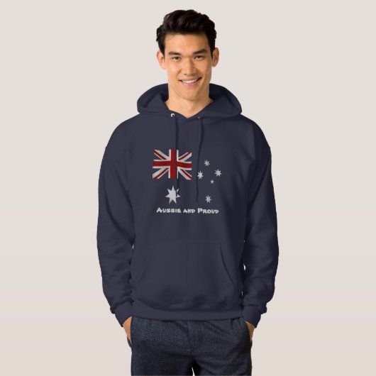 Der Hoodie der australischen und stolzen Männer (Vorne ganz)