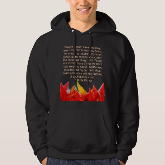 der Hoodie der lakota Gebets-Männer (Vorderseite)