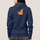 Der Hoodie der Liebe-Huhn-Frau (Rückseite)