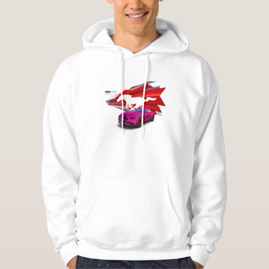 Der Hoodie der Mustangcustomizer-Männer (Vorderseite)