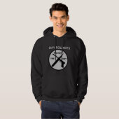 Der Hoodie der Tagessoldat-Männer (Vorne ganz)