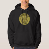Der Hoodie-Schwarzes der Hoodie (Vorderseite)
