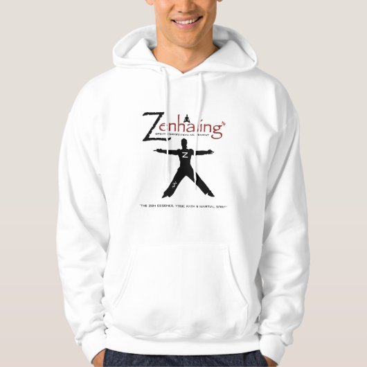 Der Hoodie-Weiß Zehaling Männer Hoodie (Vorderseite)