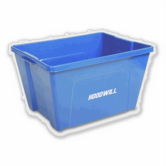 Der Hoodwill Recycle Aufkleber (Vorderseite)