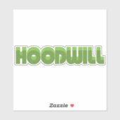Der Hoodwill Store Aufkleber (Blatt)