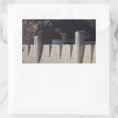 Der Hoover-Damm Rechteckiger Aufkleber (Tasche)