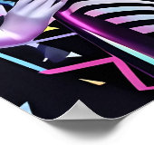 Der Hopgoblin des Memphis-Designs Poster (Ecke)