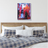 Der Horizont des Samurai Gemälde von Alfred Fox Leinwanddruck (Insitu (Schlafzimmer))