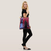 Der Horizont des Samurai Gemälde von Alfred Fox Tasche (Am Model)