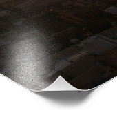 Der Horizont des Werden:Gizeh Pyramiden Sonnenunte Fotodruck (Ecke)