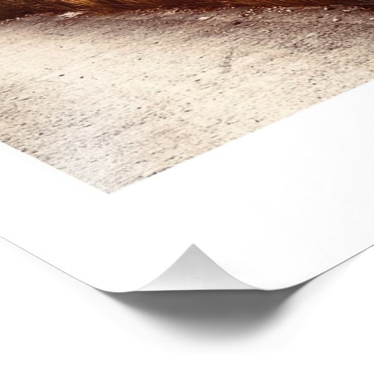 Der Horizont Fotodruck (Ecke)