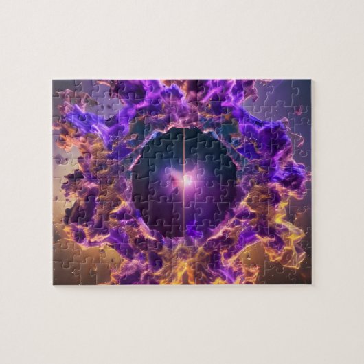 Der Horizont kosmischer Ereignisse öffnet sich zu  Puzzle (Horizontal)