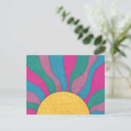 Der Horizont Postkarte (Stehend Vorderseite)