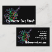 Der Horror-Baum Visitenkarte (Vorne/Hinten)