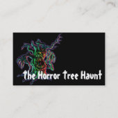 Der Horror-Baum Visitenkarte (Vorderseite)