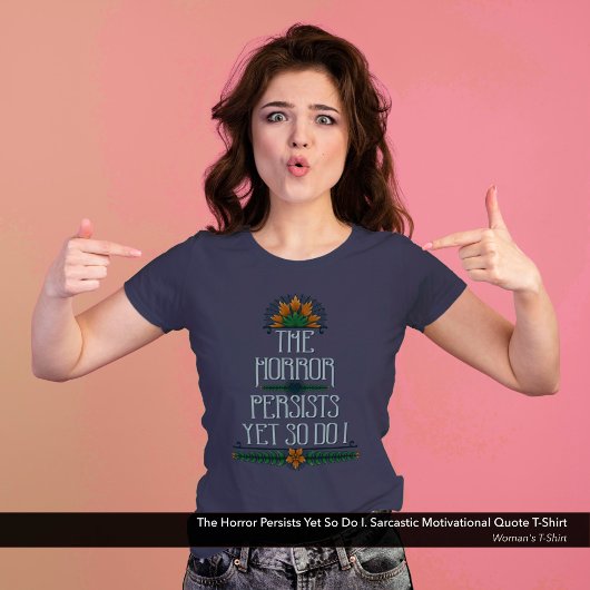 Der Horror bleibt bestehen, aber ich bin auch ein Tri-Blend Shirt