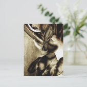 Der Horror, das Ziel zu erreichen Postkarte (Stehend Vorderseite)