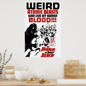 Der Horror des Party Beach Poster (Küche)