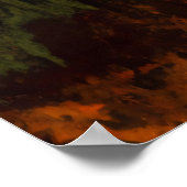 Der Horror des Pumpkins | AI Art Poster (Ecke)