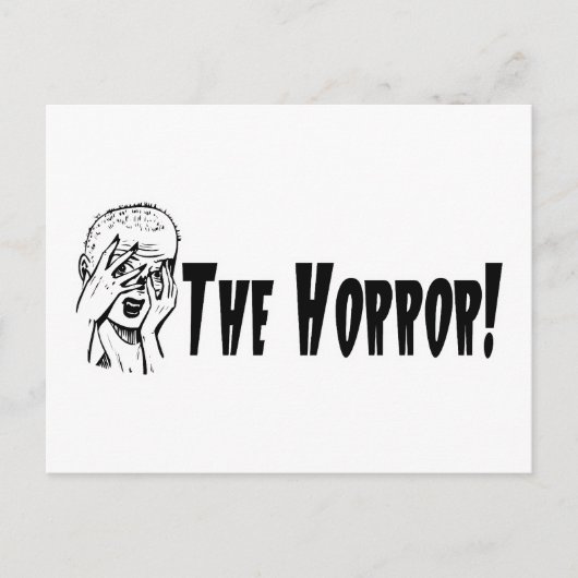 Der Horror! Freaky Girl Postkarte (Vorderseite)