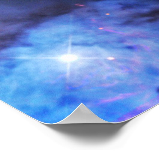 Der Horshead-Nebel Poster (Ecke)