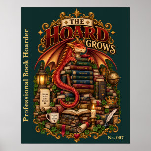 Der Hort wächst Buch-Drachen-Gesellschaft Poster