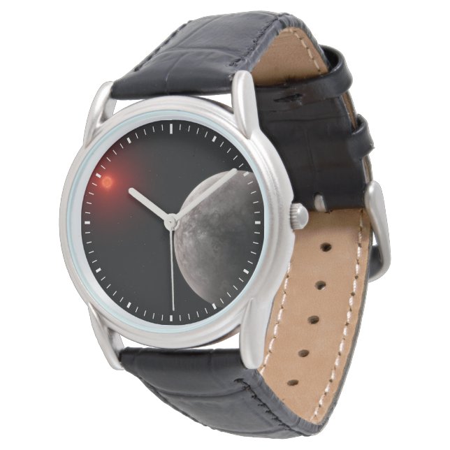 Der Hot Rocky Exoplanet Trappist-1 B. Armbanduhr (Schrägansicht)