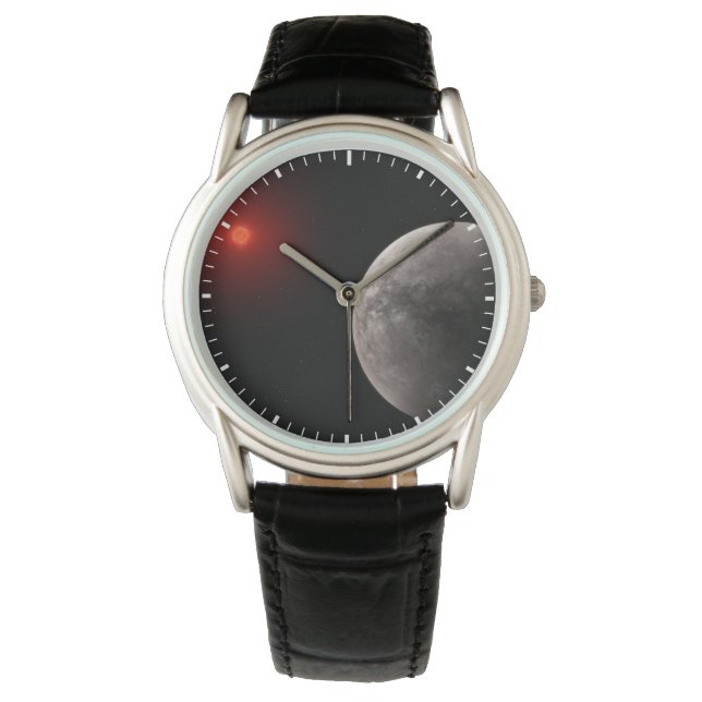 Der Hot Rocky Exoplanet Trappist-1 B. Armbanduhr (Vorderseite)