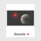 Der Hot Rocky Exoplanet Trappist-1 B. Aufkleber (Blatt)