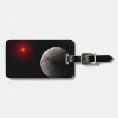 Der Hot Rocky Exoplanet Trappist-1 B. Gepäckanhänger (Vorderseite horizontal)