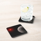 Der Hot Rocky Exoplanet Trappist-1 B. Getränkeuntersetzer (Rechte Seite)