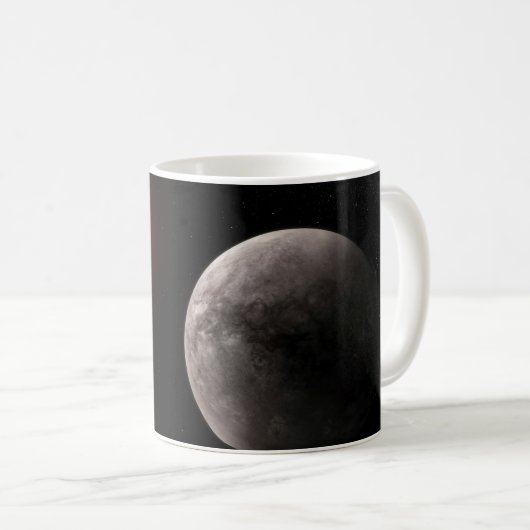 Der Hot Rocky Exoplanet Trappist-1 B. Kaffeetasse (VorderseiteRechts)