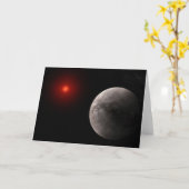 Der Hot Rocky Exoplanet Trappist-1 B. Karte (Gelbe Blume)