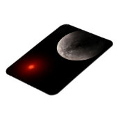 Der Hot Rocky Exoplanet Trappist-1 B. Magnet (Linke Seite)