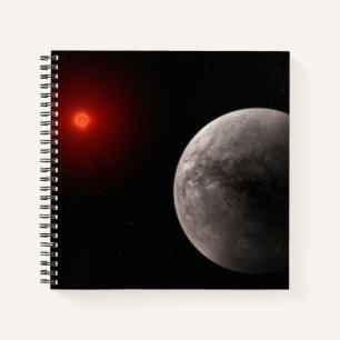 Der Hot Rocky Exoplanet Trappist-1 B. Notizblock