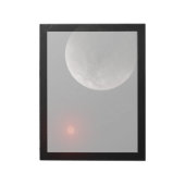 Der Hot Rocky Exoplanet Trappist-1 B. Notizblock (Rotiert)