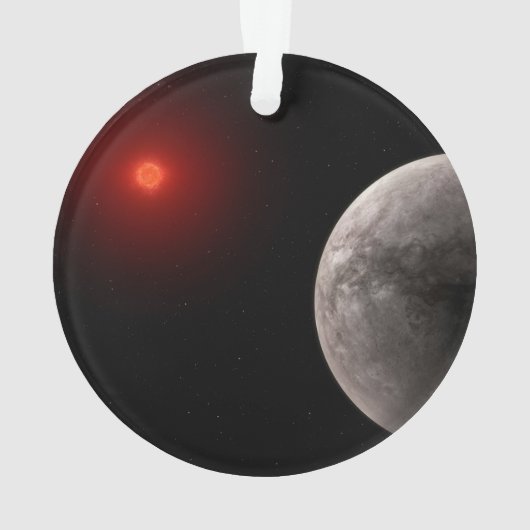 Der Hot Rocky Exoplanet Trappist-1 B. Ornament (Rückseite)