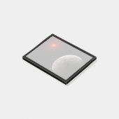 Der Hot Rocky Exoplanet Trappist-1 B. Post-it Klebezettel (angewinkelt)