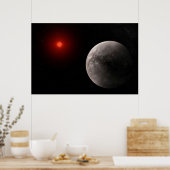 Der Hot Rocky Exoplanet Trappist-1 B. Poster (Küche)