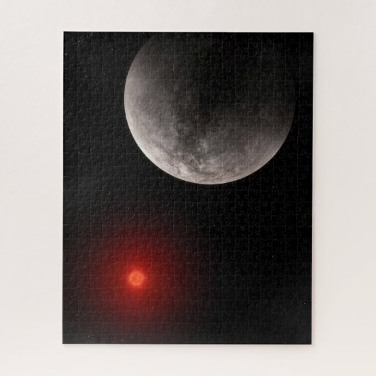 Der Hot Rocky Exoplanet Trappist-1 B. Puzzle (Vertikal)