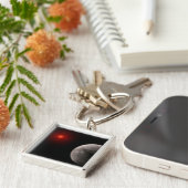 Der Hot Rocky Exoplanet Trappist-1 B. Schlüsselanhänger (Seite)