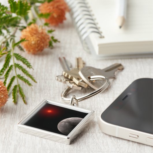 Der Hot Rocky Exoplanet Trappist-1 B. Schlüsselanhänger (Seite)