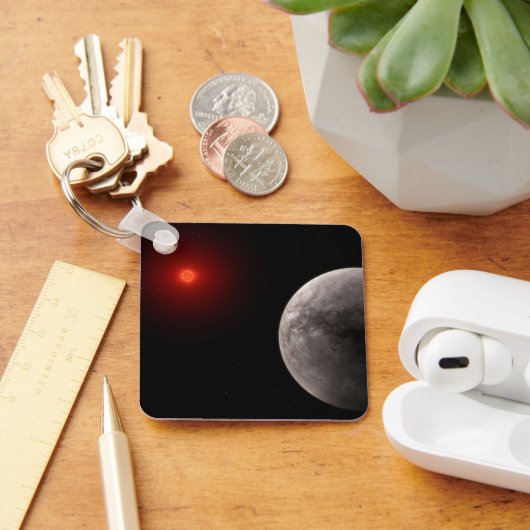 Der Hot Rocky Exoplanet Trappist-1 B. Schlüsselanhänger (Schreibtisch)