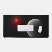 Der Hot Rocky Exoplanet Trappist-1 B. Schreibtischunterlage (Tastatur & Maus)
