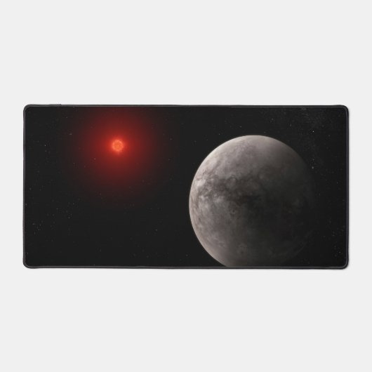 Der Hot Rocky Exoplanet Trappist-1 B. Schreibtischunterlage (Vorderseite)