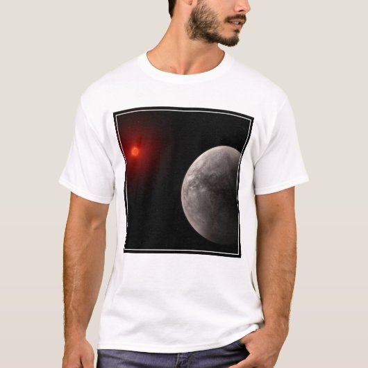 Der Hot Rocky Exoplanet Trappist-1 B. T-Shirt (Vorderseite)