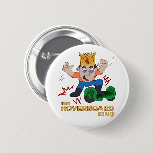 Der Hoverboard King Button (Vorne & Hinten)