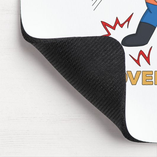 Der Hoverboard King Mousepad (Ecke)